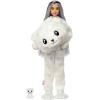 imageBarbie Cutie Reveal Doll Snowflake Sparkle Series Owl Plush Costume 10 Surprises Including Mini Pet ampamp Color ChangePolar Bear
