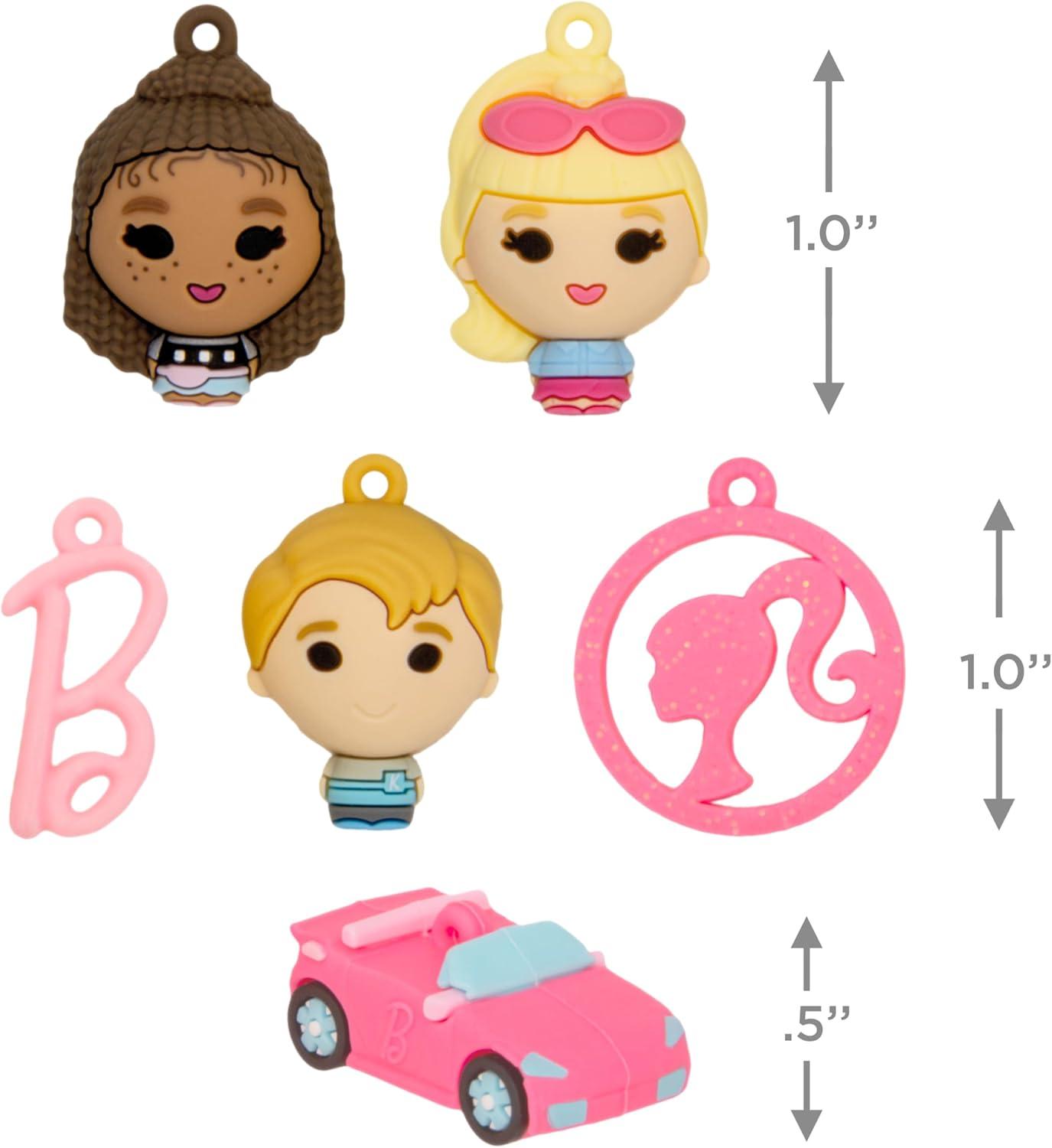 imageHallmark Barbie Mini Christmas Ornaments Shatterproof Set of 6 Gifts for Barbie Fans