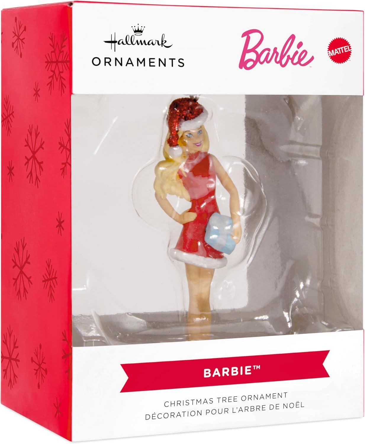imageHallmark Barbie Santa Christmas Ornament Gifts for Barbie Fans