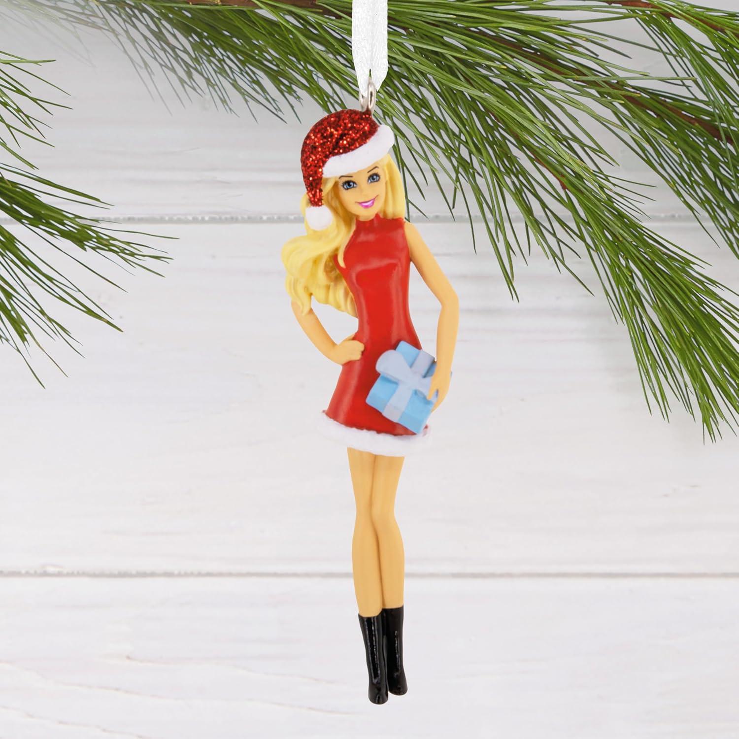 imageHallmark Barbie Santa Christmas Ornament Gifts for Barbie Fans