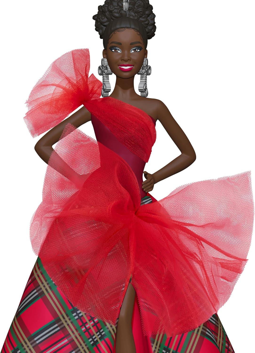 imageHallmark Keepsake Christmas Ornament 2025 2025 Holiday Barbie Gifts for Barbie Fans2024 Black Holiday Barbie