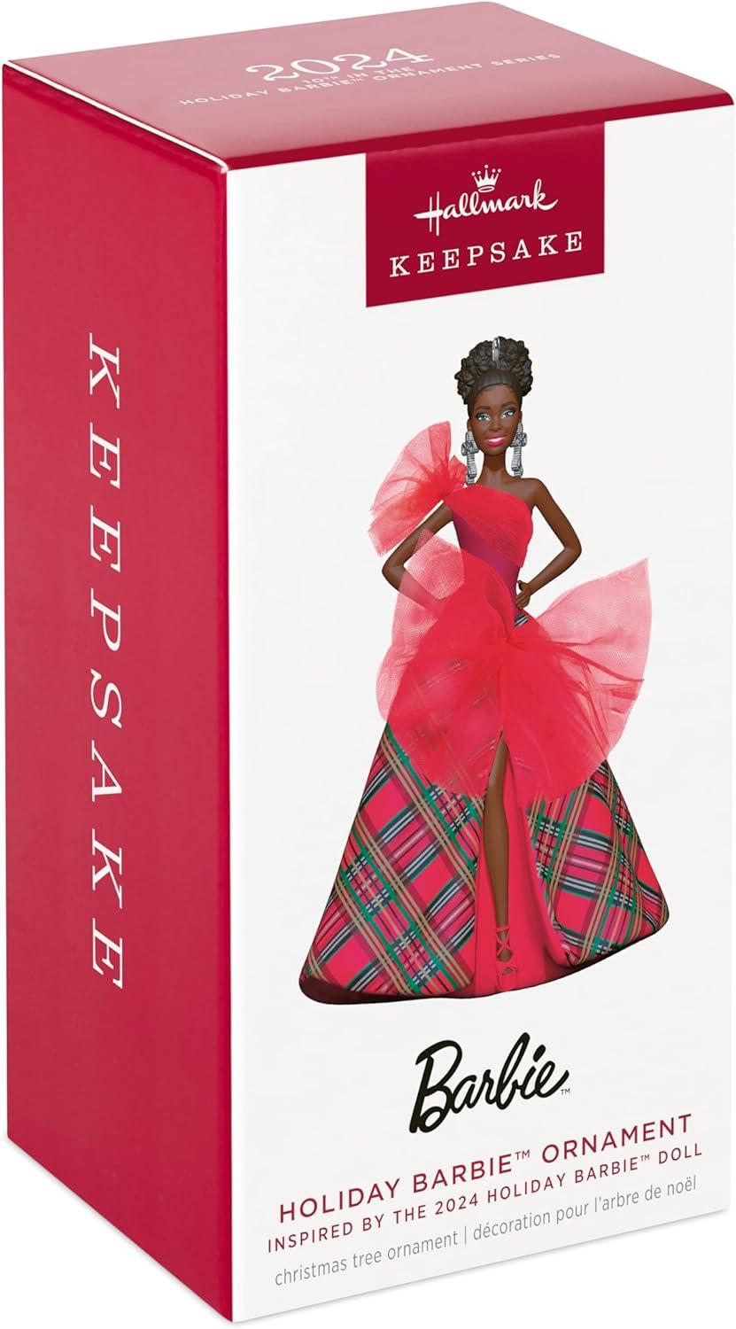 imageHallmark Keepsake Christmas Ornament 2025 2025 Holiday Barbie Gifts for Barbie Fans2024 Black Holiday Barbie