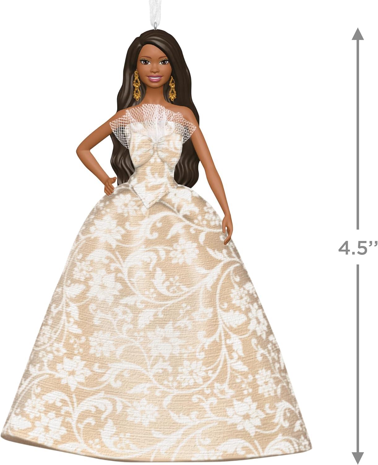 imageHallmark Keepsake Christmas Ornament 2025 2025 Holiday Barbie Gifts for Barbie Fans2025 Black Holiday Barbie