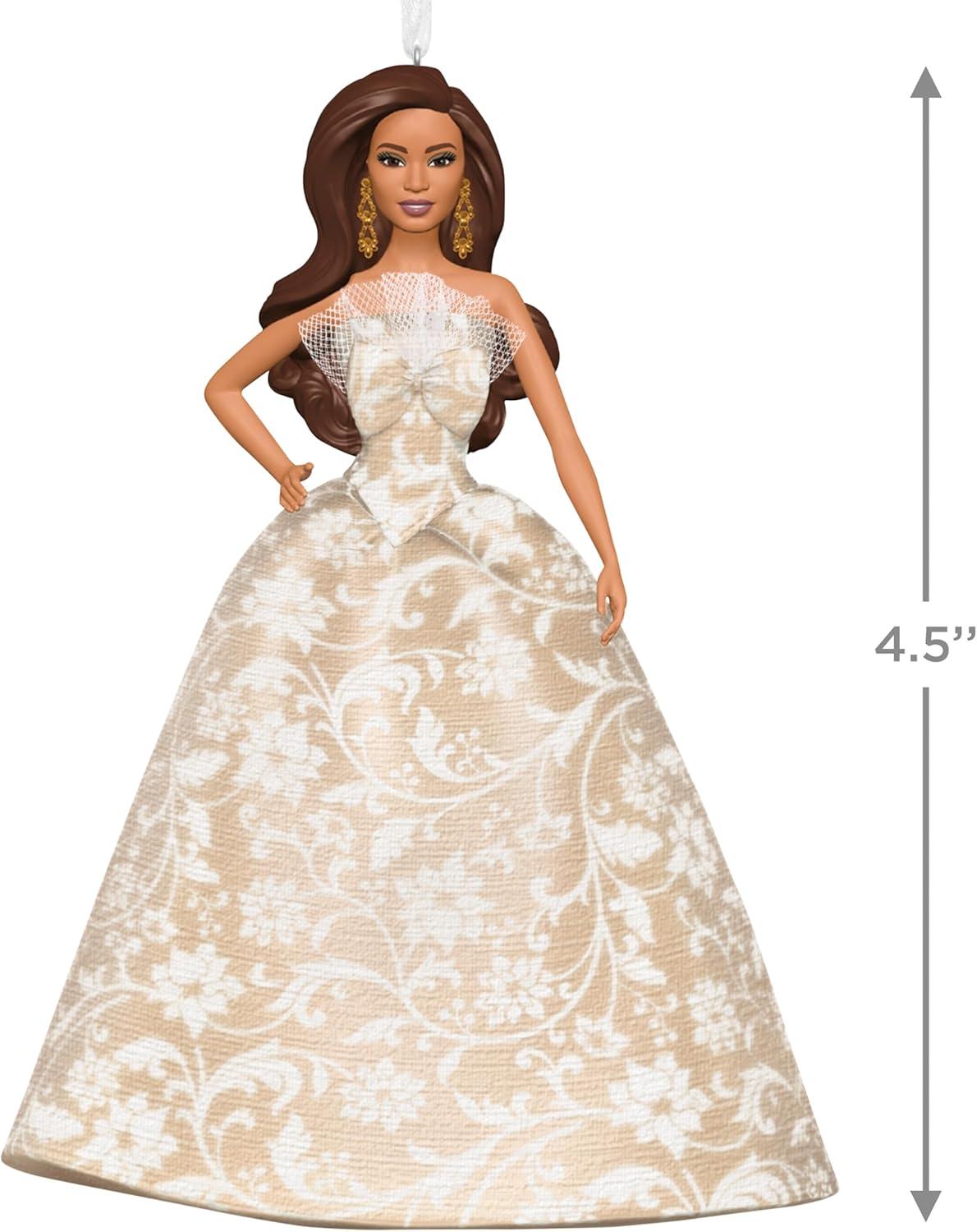 imageHallmark Keepsake Christmas Ornament 2025 2025 Holiday Barbie Gifts for Barbie Fans2025 Latina Holiday Barbie