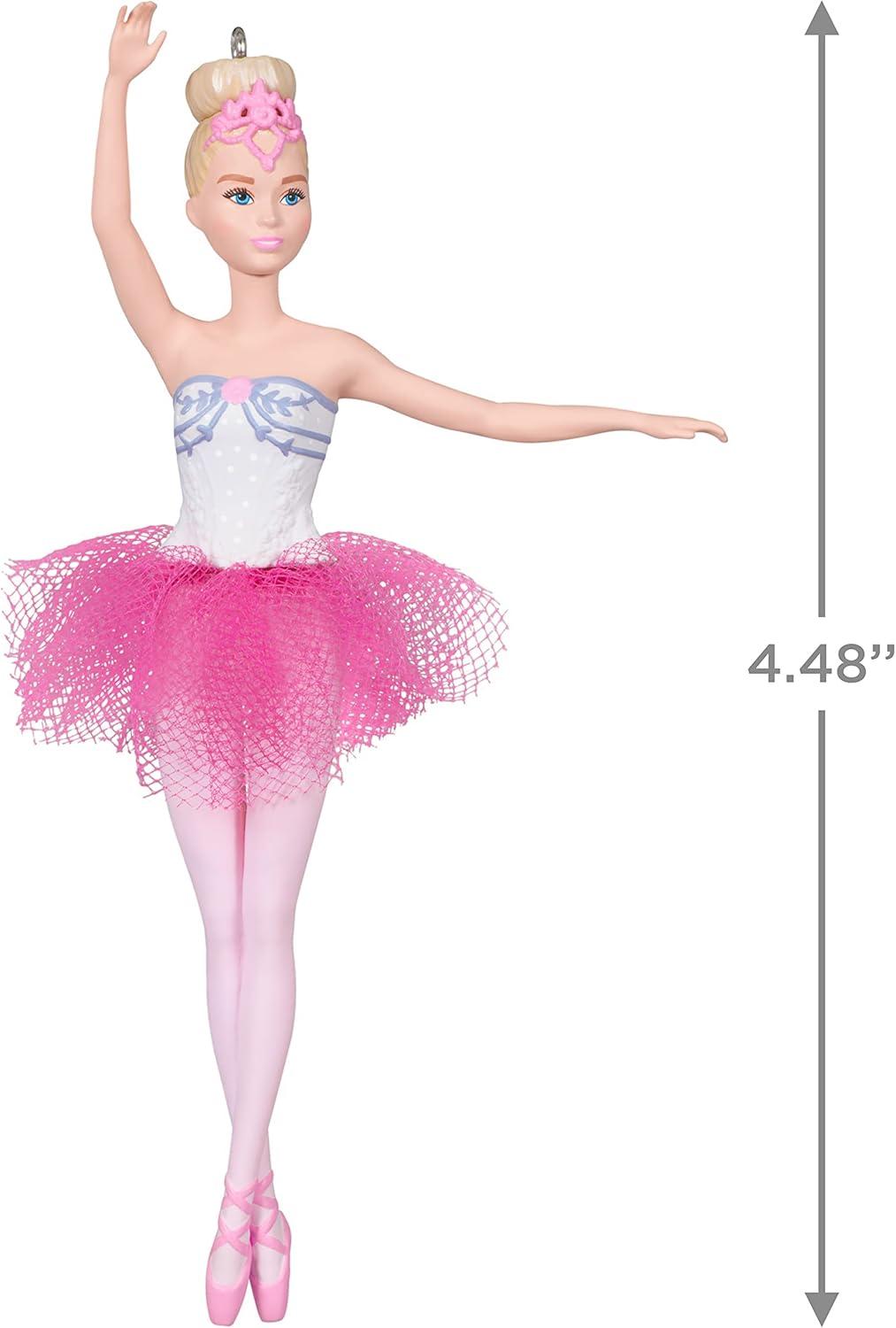 imageHallmark Keepsake Christmas Ornament 2025 Barbie Merriest Dreamhouse Musical with Light Gifts for Barbie FansBeautiful Ballerina Barbie