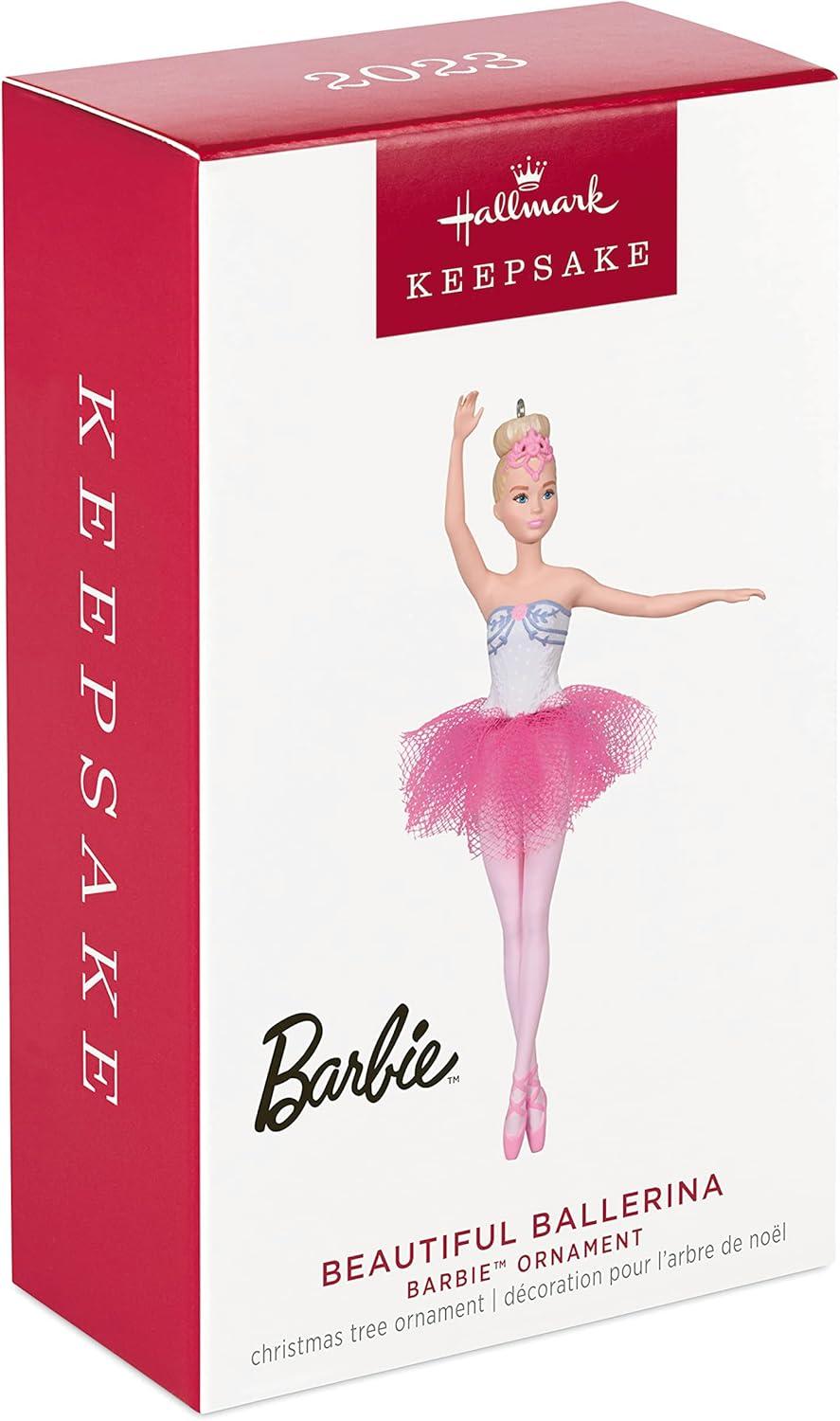 imageHallmark Keepsake Christmas Ornament 2025 Barbie Merriest Dreamhouse Musical with Light Gifts for Barbie FansBeautiful Ballerina Barbie