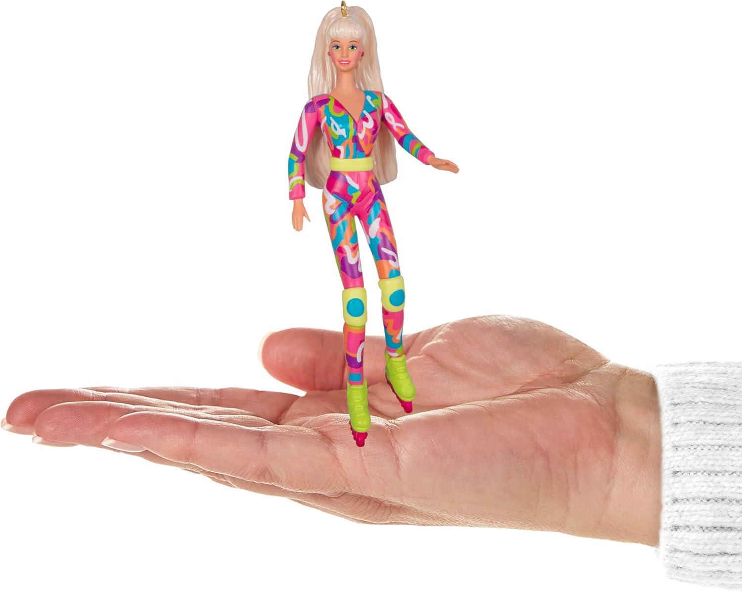 imageHallmark Keepsake Christmas Ornament 2025 Barbie Merriest Dreamhouse Musical with Light Gifts for Barbie FansHot Skatin Barbie