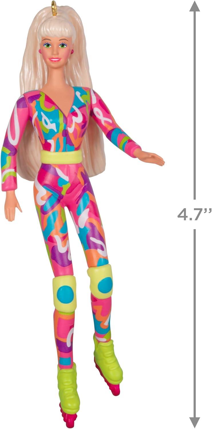 imageHallmark Keepsake Christmas Ornament 2025 Barbie Merriest Dreamhouse Musical with Light Gifts for Barbie FansHot Skatin Barbie
