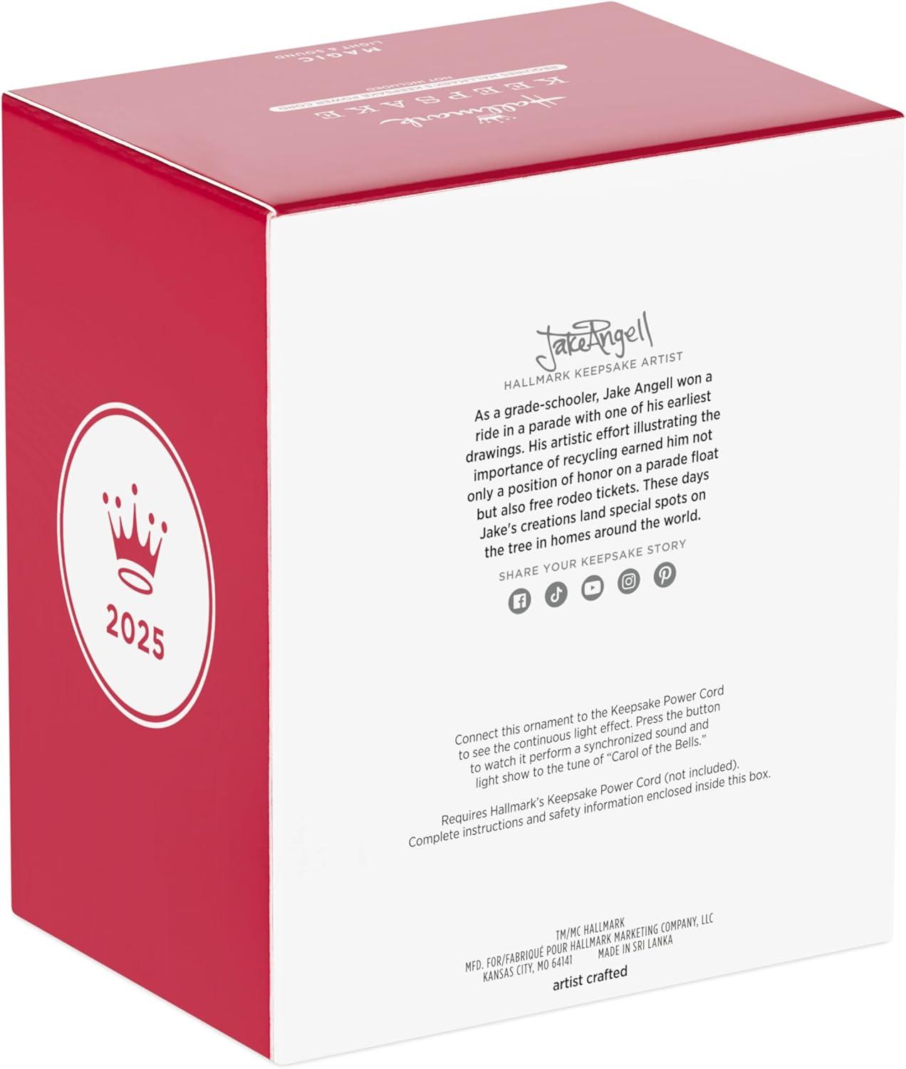 imageHallmark Keepsake Christmas Ornament 2025 Barbie Merriest Dreamhouse Musical with Light Gifts for Barbie FansMerriest Barbie Dream House