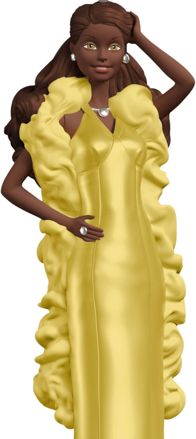 imageHallmark Keepsake Christmas Ornament 2025 Barbie Merriest Dreamhouse Musical with Light Gifts for Barbie FansSuperstar Barbie and Christie