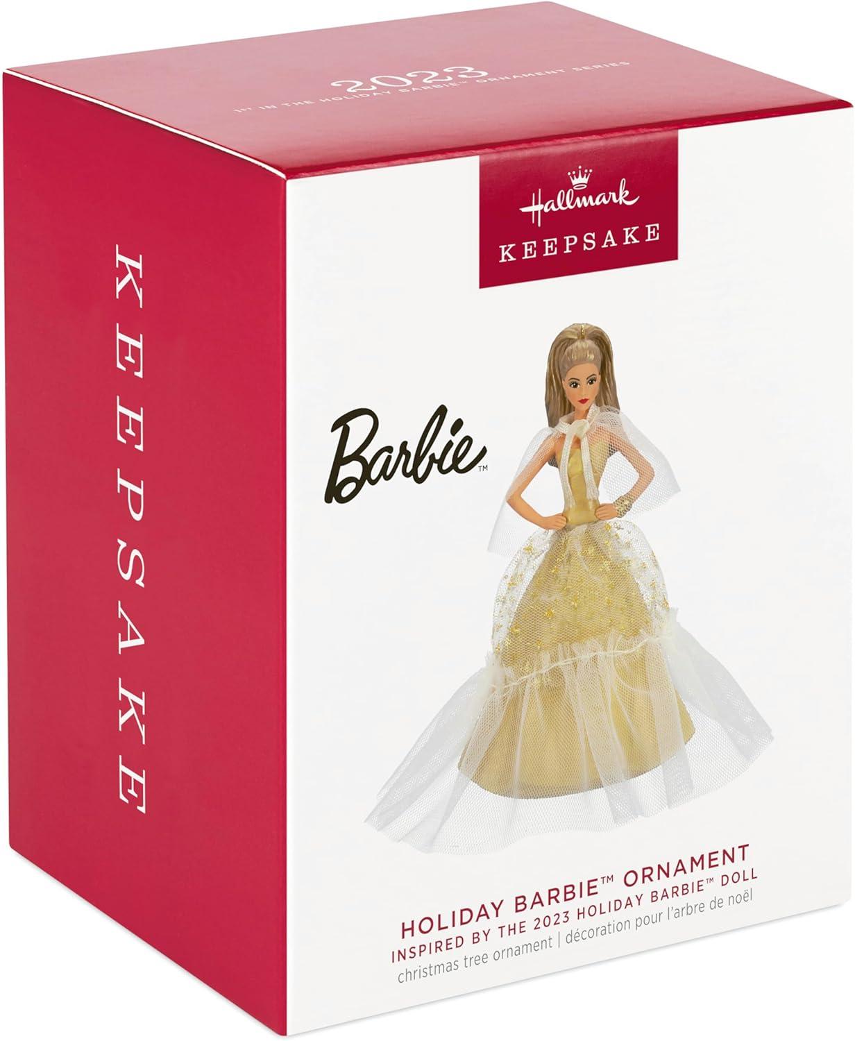 imageHallmark Keepsake Christmas Ornament 2025 Barbie Pink ampamp Pretty Gifts for Barbie Fans2023 Latina Holiday Barbie