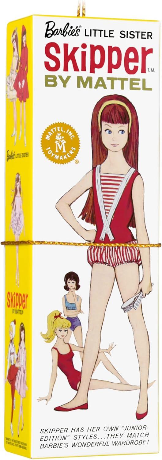 imageHallmark Keepsake Christmas Ornaments 2025 Barbie and Ken Western Stars Set of 2 Gifts for Barbie Fans60th Anniversary Skipper