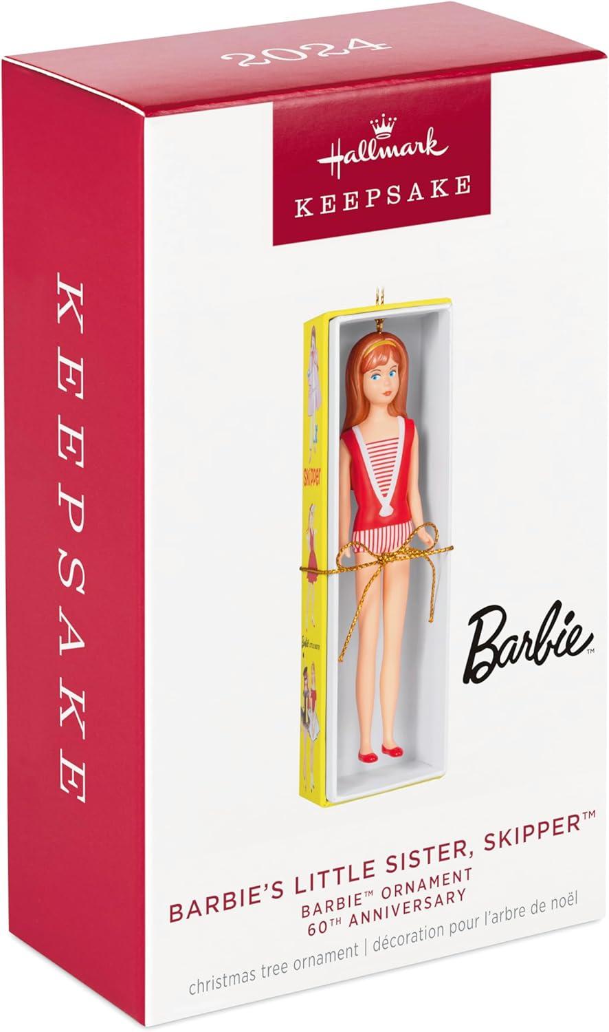 imageHallmark Keepsake Christmas Ornaments 2025 Barbie and Ken Western Stars Set of 2 Gifts for Barbie Fans60th Anniversary Skipper