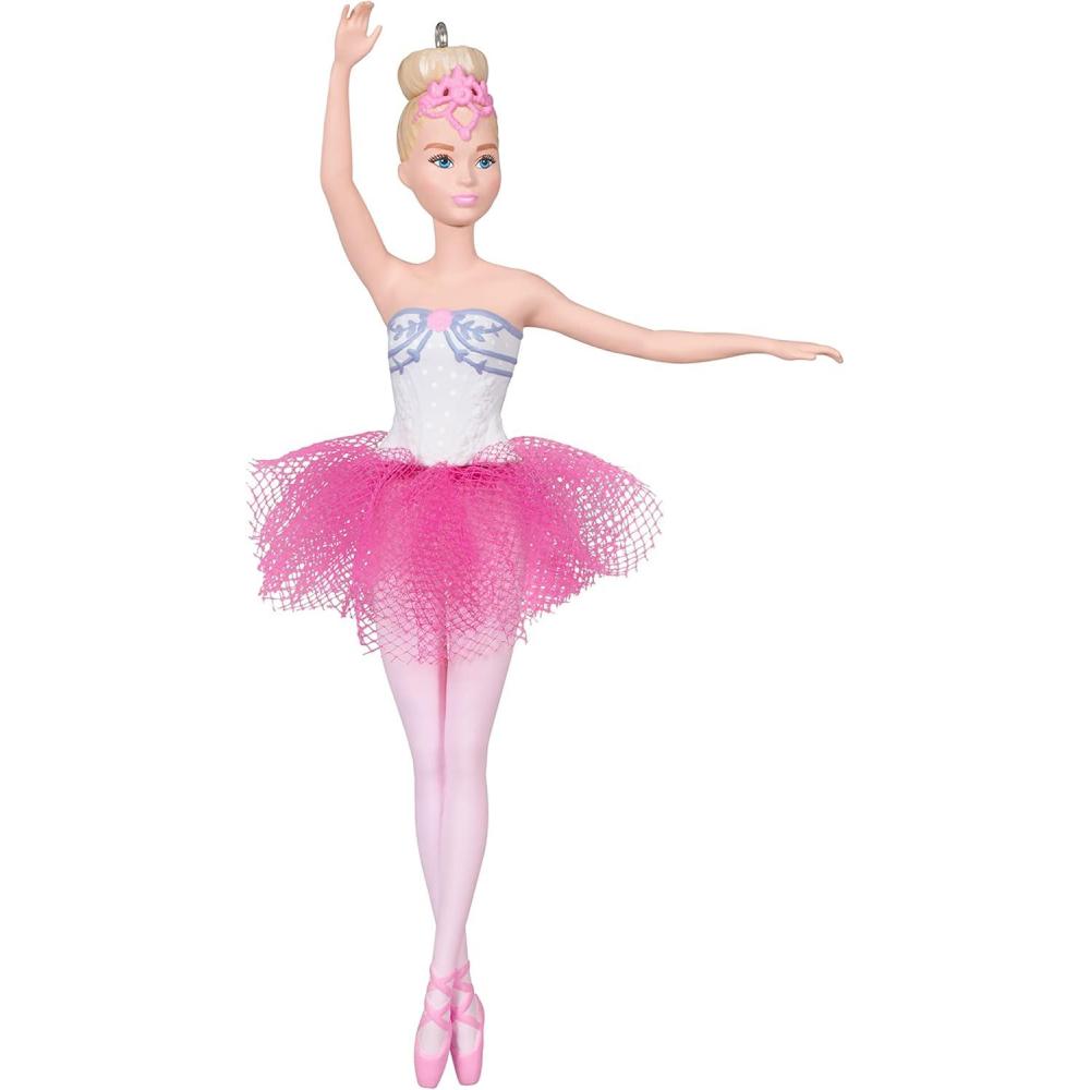 imageHallmark Keepsake Christmas Ornament 2025 Barbie Merriest Dreamhouse Musical with Light Gifts for Barbie FansBeautiful Ballerina Barbie