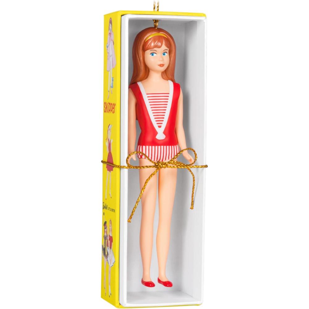 imageHallmark Keepsake Christmas Ornaments 2025 Barbie and Ken Western Stars Set of 2 Gifts for Barbie Fans60th Anniversary Skipper