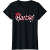 imageBarbie  Holiday Candy Cane Logo TShirtBlack