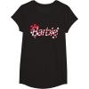 imageBarbie  Holiday Candy Cane Logo TShirtBlack