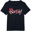 imageBarbie  Holiday Candy Cane Logo TShirtBlack