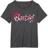 imageBarbie  Holiday Candy Cane Logo TShirtDark Heather Grey