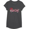 imageBarbie  Holiday Candy Cane Logo TShirtDark Heather Grey