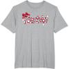 imageBarbie  Holiday Candy Cane Logo TShirtHeather Grey