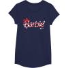 imageBarbie  Holiday Candy Cane Logo TShirtNavy Blue