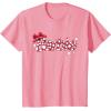imageBarbie  Holiday Candy Cane Logo TShirtPink