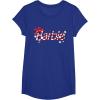 imageBarbie  Holiday Candy Cane Logo TShirtRoyal Blue