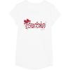 imageBarbie  Holiday Candy Cane Logo TShirtWhite