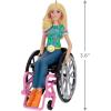 imageHallmark Keepsake Christmas Ornament 2025 Barbie On The Road Gifts for Barbie FansFashionista with Wheelchair