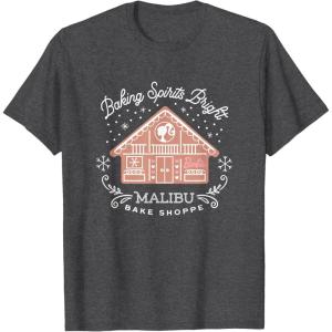 imageBarbie  Baking Spirits Bright Malibu Bake Shoppe TShirtDark Heather Grey