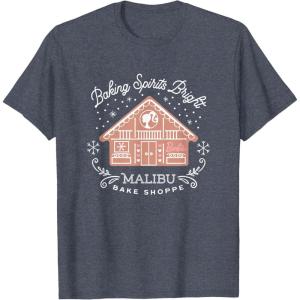 imageBarbie  Baking Spirits Bright Malibu Bake Shoppe TShirtHeather Blue