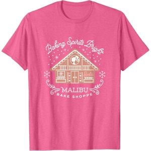 imageBarbie  Baking Spirits Bright Malibu Bake Shoppe TShirtPink Heather