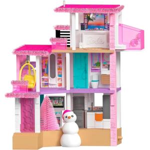 imageHallmark Keepsake Christmas Ornament 2025 Barbie Merriest Dreamhouse Musical with Light Gifts for Barbie FansMerriest Barbie Dream House