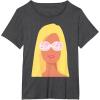imageBarbie  60th Anniversary Yellow Hair TShirtDark Heather Grey