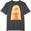 imageBarbie  60th Anniversary Yellow Hair TShirtDark Heather Grey