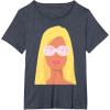 imageBarbie  60th Anniversary Yellow Hair TShirtHeather Blue
