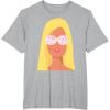 imageBarbie  60th Anniversary Yellow Hair TShirtHeather Grey