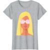 imageBarbie  60th Anniversary Yellow Hair TShirtHeather Grey