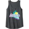 imageBarbie  90s Barbie  Logo Tank TopDark Heather Grey