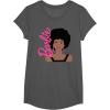imageBarbie  Afro Barbie  Portrait TShirtAsphalt Grey