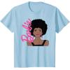 imageBarbie  Afro Barbie  Portrait TShirtBaby Blue