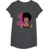 imageBarbie  Afro Barbie  Portrait TShirtDark Heather Grey