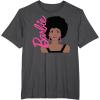 imageBarbie  Afro Barbie  Portrait TShirtDark Heather Grey