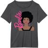 imageBarbie  Afro Barbie  Portrait TShirtDark Heather Grey