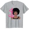 imageBarbie  Afro Barbie  Portrait TShirtHeather Grey