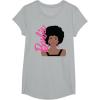 imageBarbie  Afro Barbie  Portrait TShirtHeather Grey