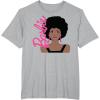 imageBarbie  Afro Barbie  Portrait TShirtHeather Grey