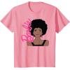 imageBarbie  Afro Barbie  Portrait TShirtPink