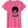 imageBarbie  Afro Barbie  Portrait TShirtPink Heather